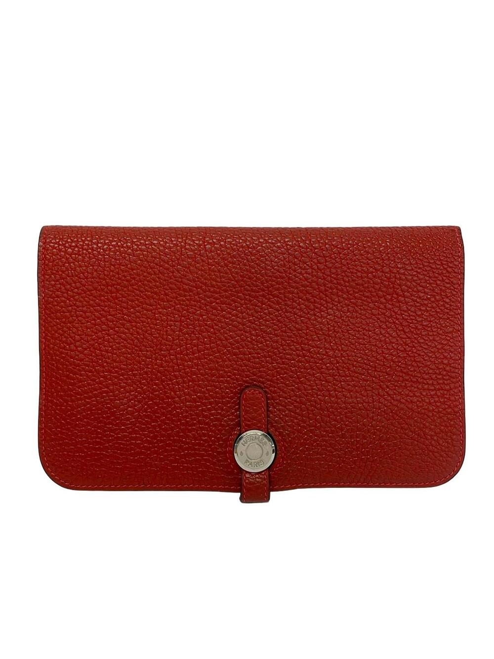 Hermes Dogon Gm Vermillion Togo Square #282872H61B